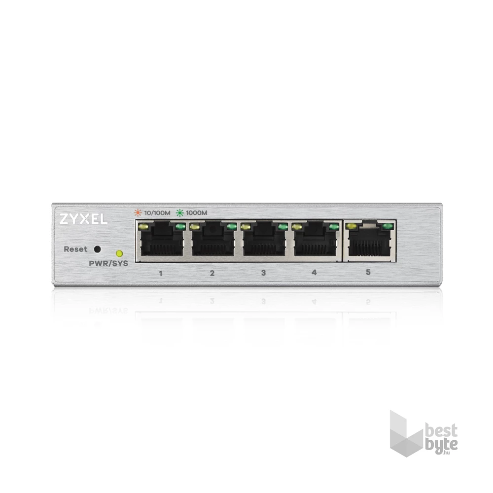 ZyXEL GS1200-5 5port GbE LAN web menedzselhető asztali switch