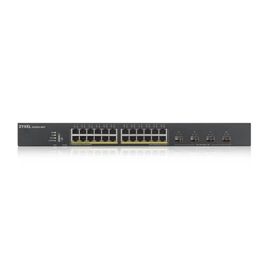 ZyXEL XGS1930-28HP 24port GbE LAN PoE (375W) 4port 10GbE SFP+ L2+ menedzselhető switch