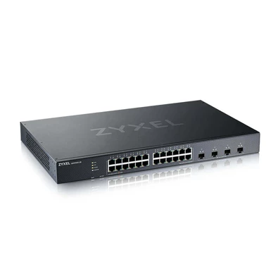 ZyXEL XGS1935-28 24port GbE LAN 4port 10GbE SFP+ Lite-L3 smart menedzselhető switch