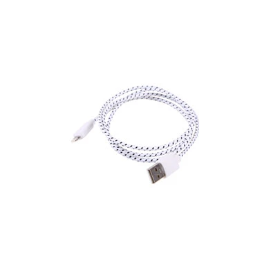 iTotal CM2390IW iPhone 5/5s és iPad mini fehér textil kábel