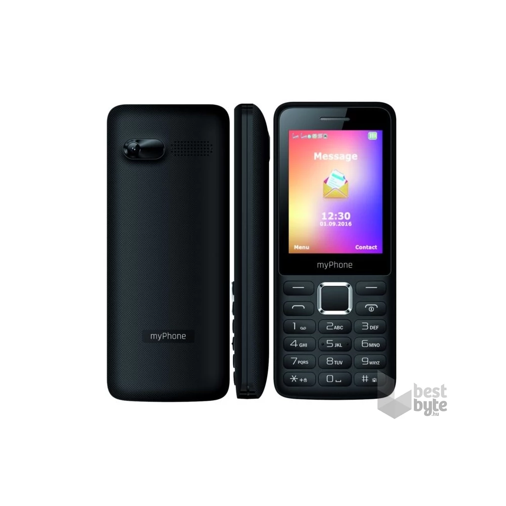 myPhone 6310 2G 2,4" Dual SIM fekete mobiltelefon