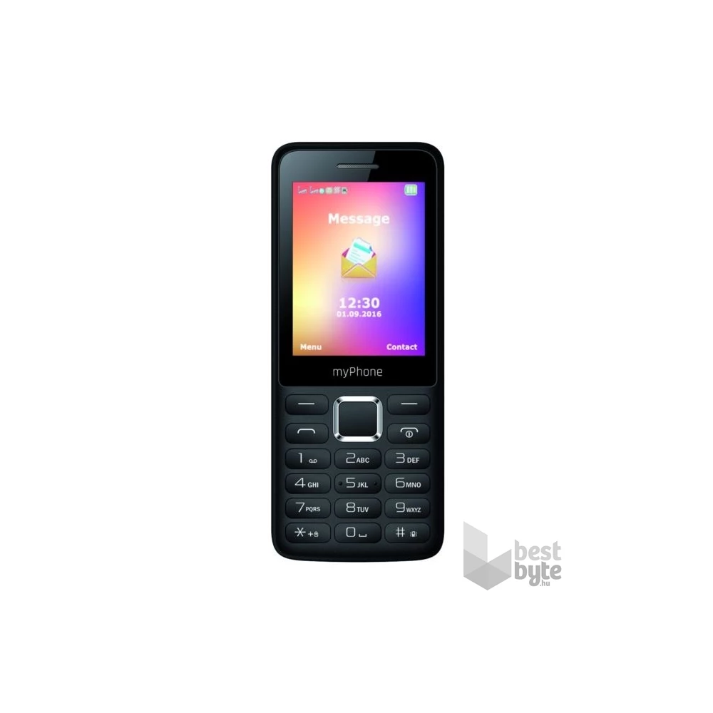 myPhone 6310 2G 2,4" Dual SIM fekete mobiltelefon