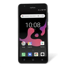 myPhone FUN 8 1/16GB DualSIM kártyafüggetlen okostelefon - fekete (Android)