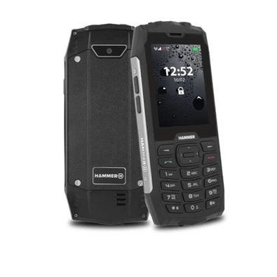 HAMMER 4 2,8" Dual SIM ezüst  csepp-, por- és ütésálló mobiltelefon