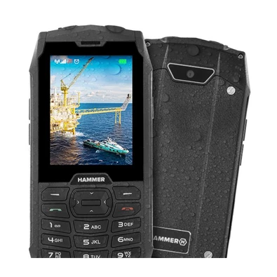 HAMMER 4 2,8" Dual SIM ezüst  csepp-, por- és ütésálló mobiltelefon