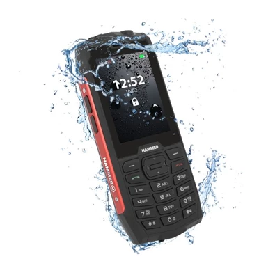 HAMMER 4 2,8" Dual SIM ezüst  csepp-, por- és ütésálló mobiltelefon