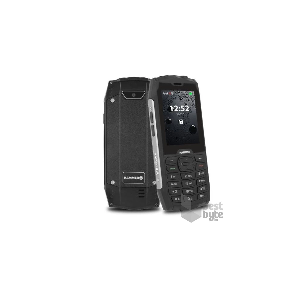 HAMMER 4 2,8" Dual SIM ezüst  csepp-, por- és ütésálló mobiltelefon