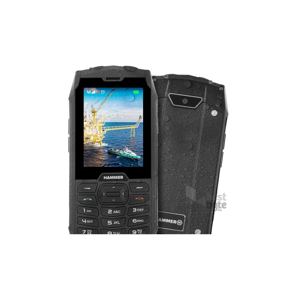 HAMMER 4 2,8" Dual SIM ezüst  csepp-, por- és ütésálló mobiltelefon
