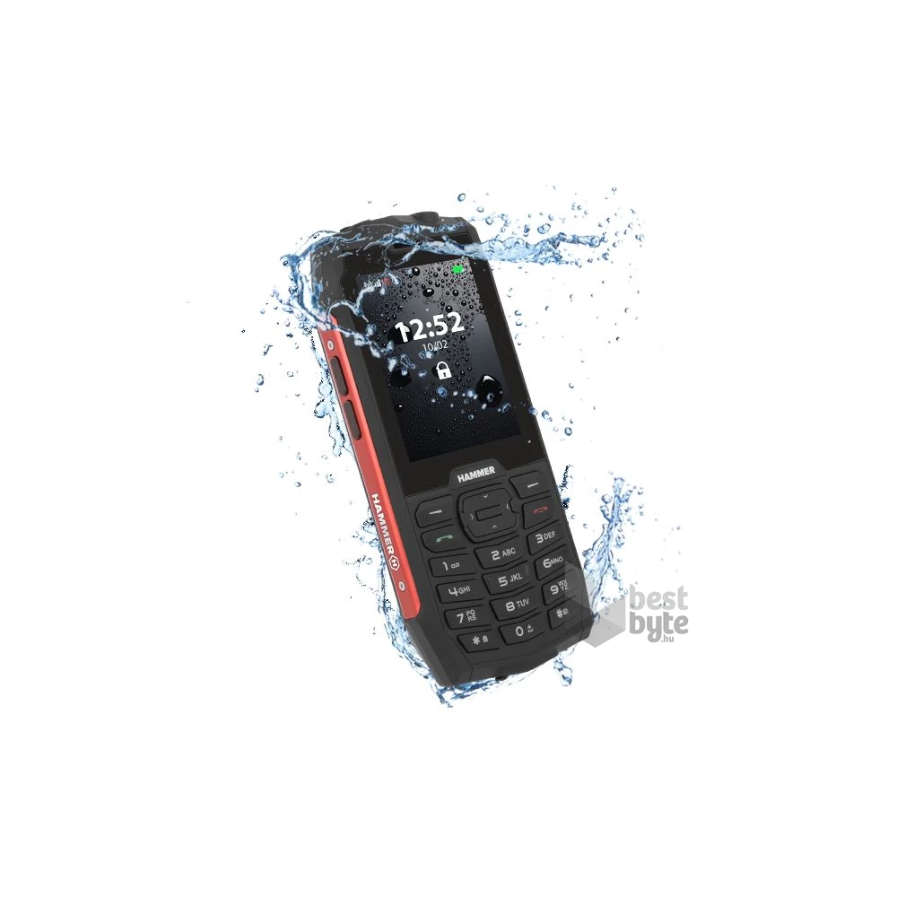 HAMMER 4 2,8" Dual SIM ezüst  csepp-, por- és ütésálló mobiltelefon