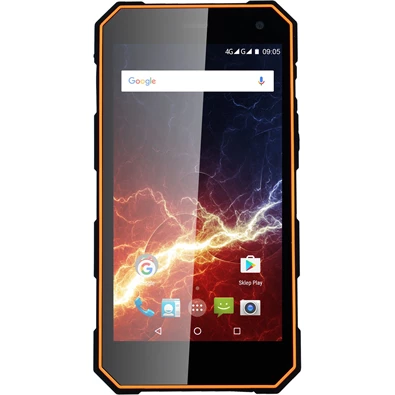 HAMMER Energy 2/16GB DualSIM kártyafüggetlen okostelefon - fekete/narancs (Android)