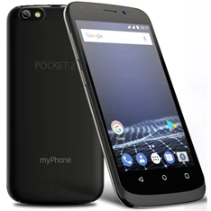 myPhone Pocket 2 1/8GB DualSIM kártyafüggetlen okostelefon - fekete (Android)
