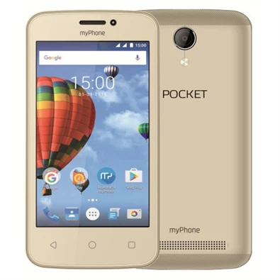myPhone Pocket 4" 3G 4GB Dual SIM arany okostelefon