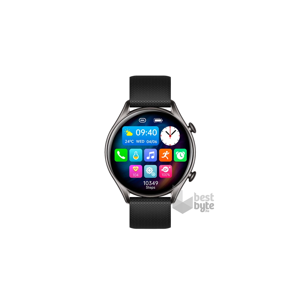 myPhone Watch EL fekete okosóra
