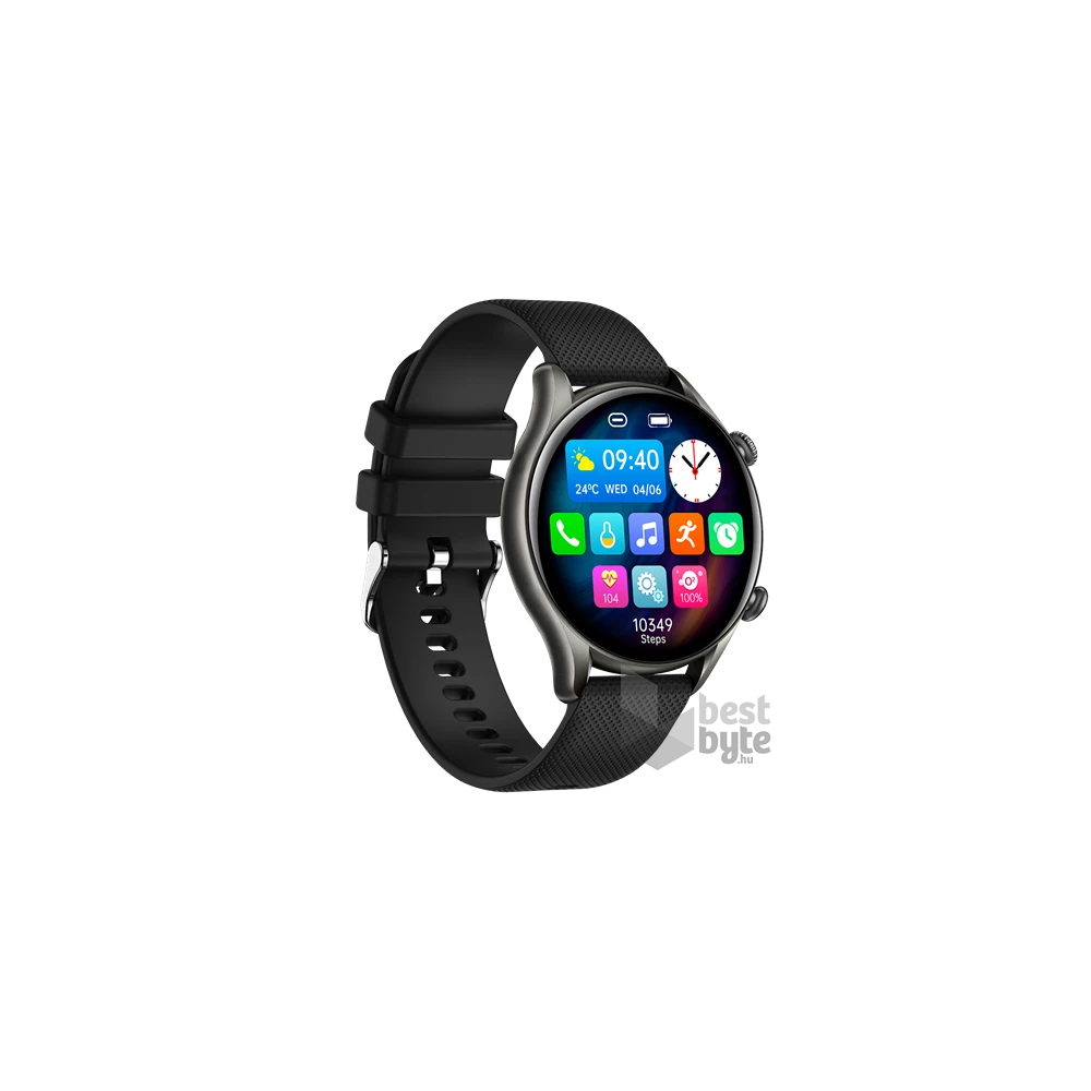 myPhone Watch EL fekete okosóra