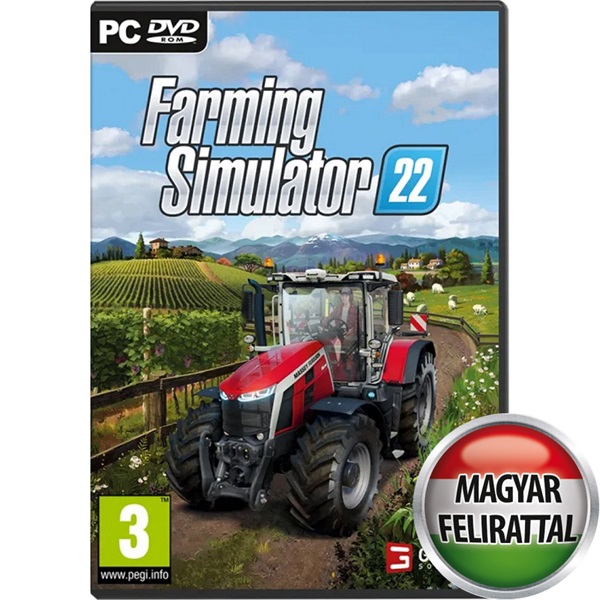 Farming Simulator 22 PC játékszoftver a PlayIT Store-nál most bruttó 13.999 Ft.