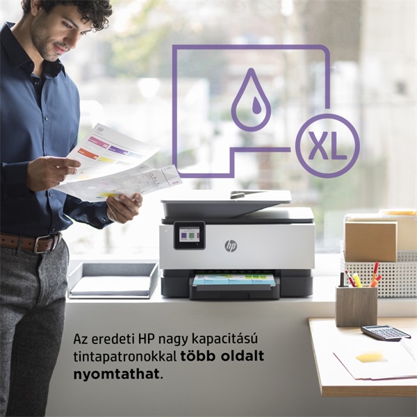 HP OfficeJet Pro 9012E All-in-One multifunkciós tintasugaras Instant Ink ready nyomtató - 22