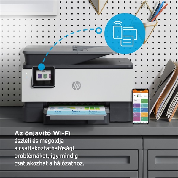 HP OfficeJet Pro 9012E All-in-One multifunkciós tintasugaras Instant Ink ready nyomtató - 12