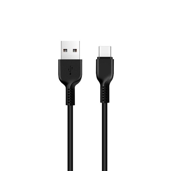 Hoco HOC0060 X20 1m fekete Type-C USB kábel Hoco HOC0060 X20 1m fekete Type-C USB kábel - 1