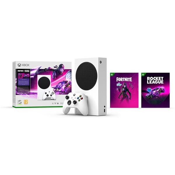 Microsoft Xbox Series S 512GB Fortnite + Rocket League Bundle fehér játékkonzol