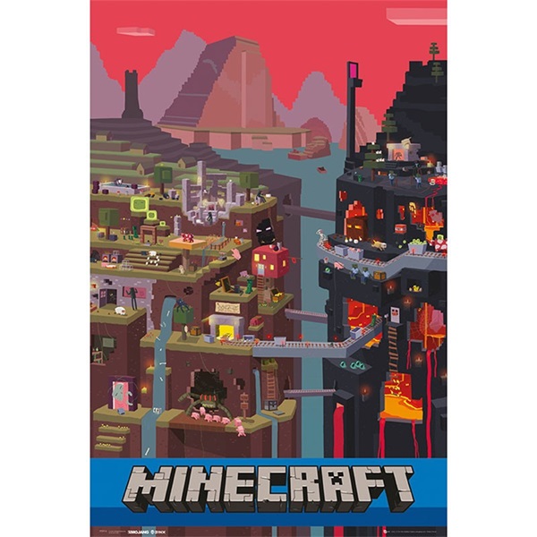 Minecraft "Minecraft World" 91,5x61 cm poszter