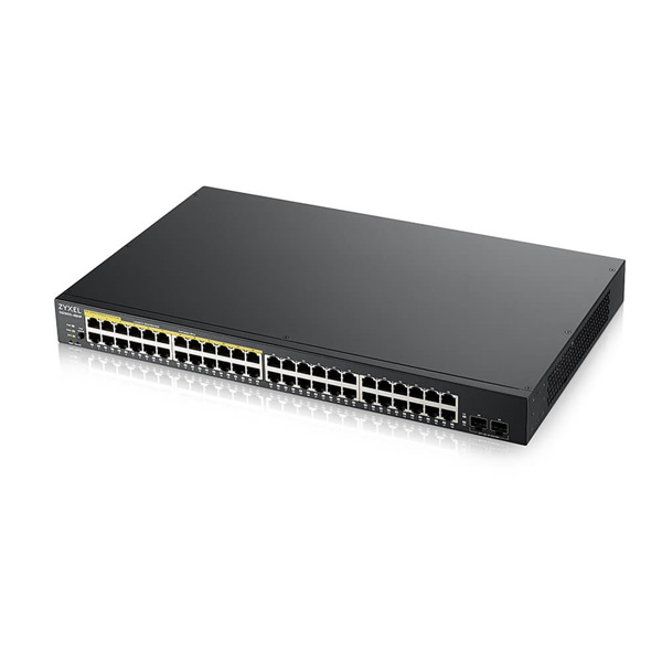 ZyXEL GS1900-48HPv2 48port GbE LAN PoE (170W) smart menedzselhető switch