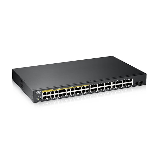 ZyXEL GS1900-48HPv2 48port GbE LAN PoE (170W) smart menedzselhető switch - 2