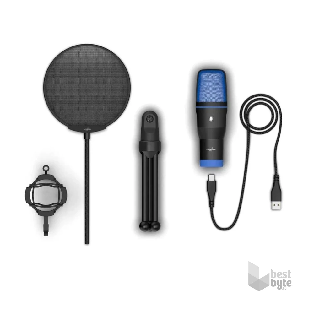 uRage 00217882 Stream 410HD gamer mikrofon állvánnyal