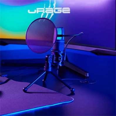 uRage 00217882 Stream 410HD gamer mikrofon állvánnyal