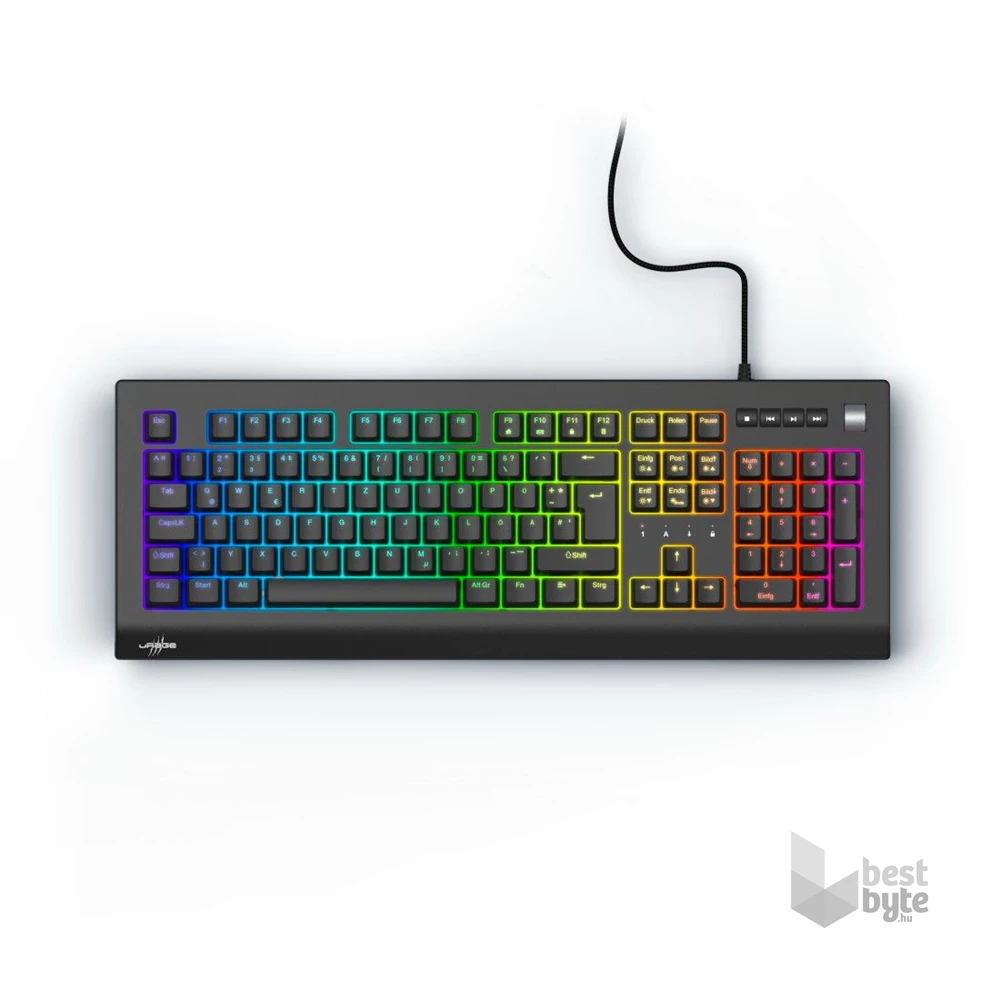 uRage 13217832 EXODUS 600 RGB (Red Switch) mechanikus gamer billentyűzet